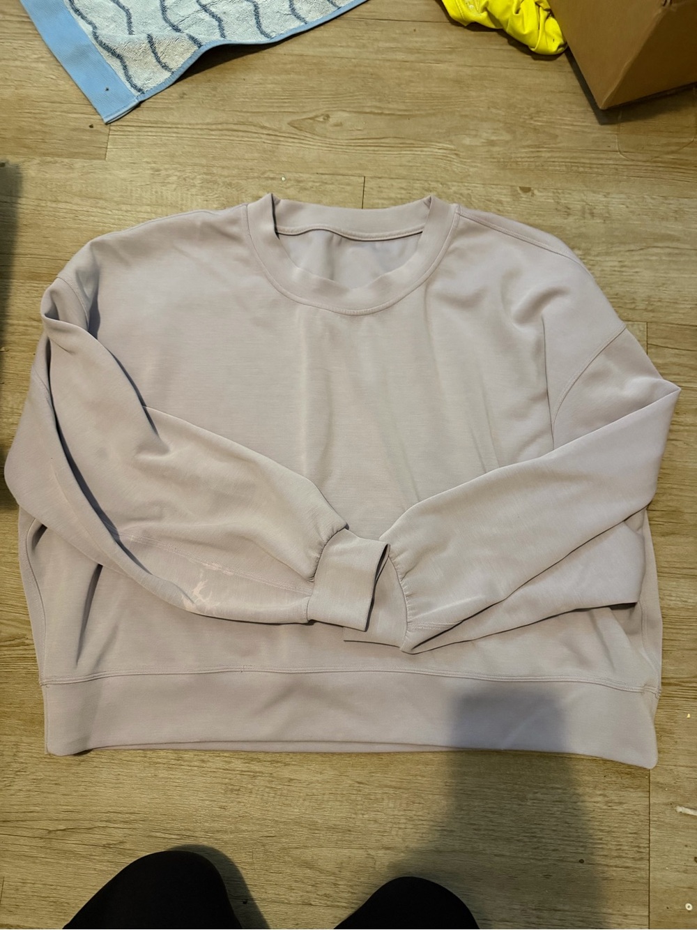 lululemon athletica pale pink crewneck sweatshirt